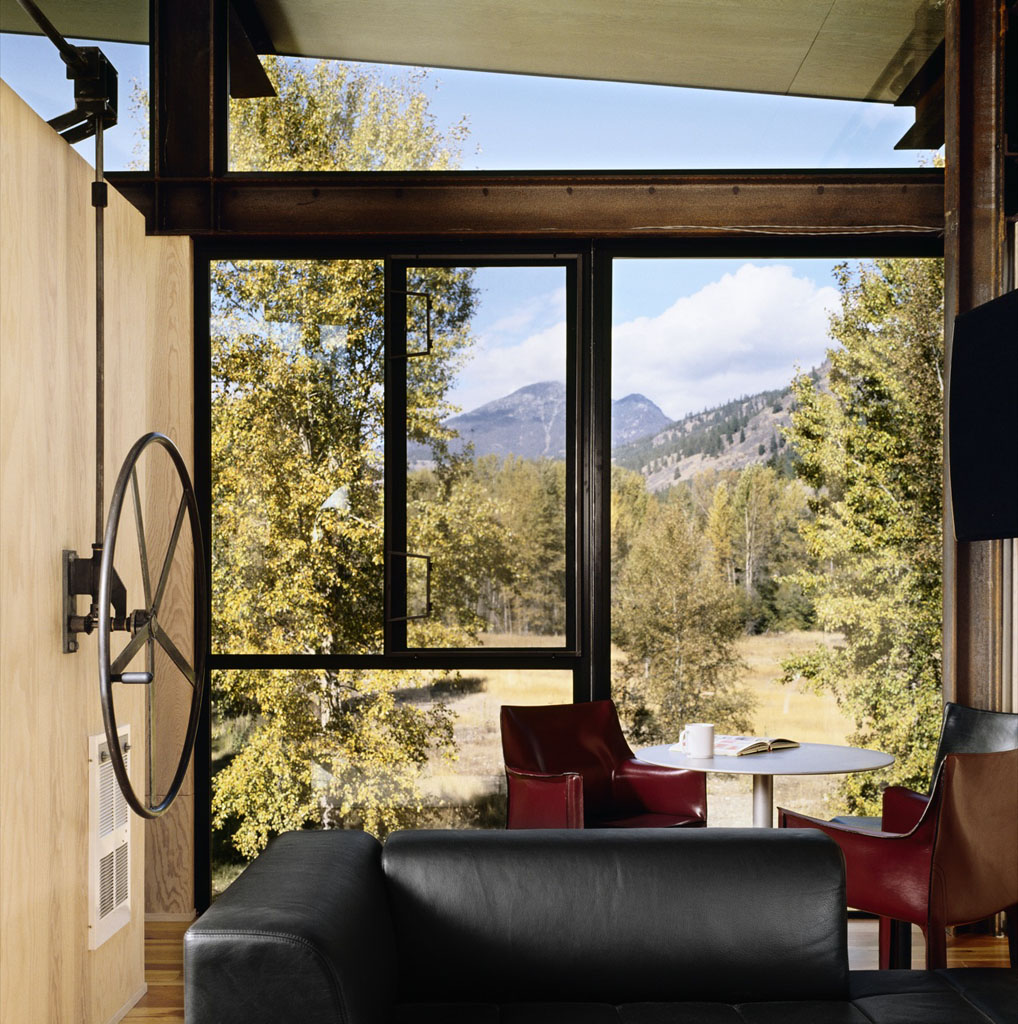 由Olson Kundig Architects设计的三角洲庇护所的手轮