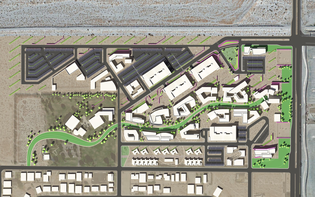 沙漠场地规划学院由HGA建筑师和工程师设计