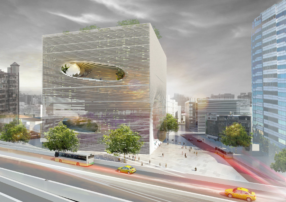 由Bjarke Ingels Group绘制的TED立方体