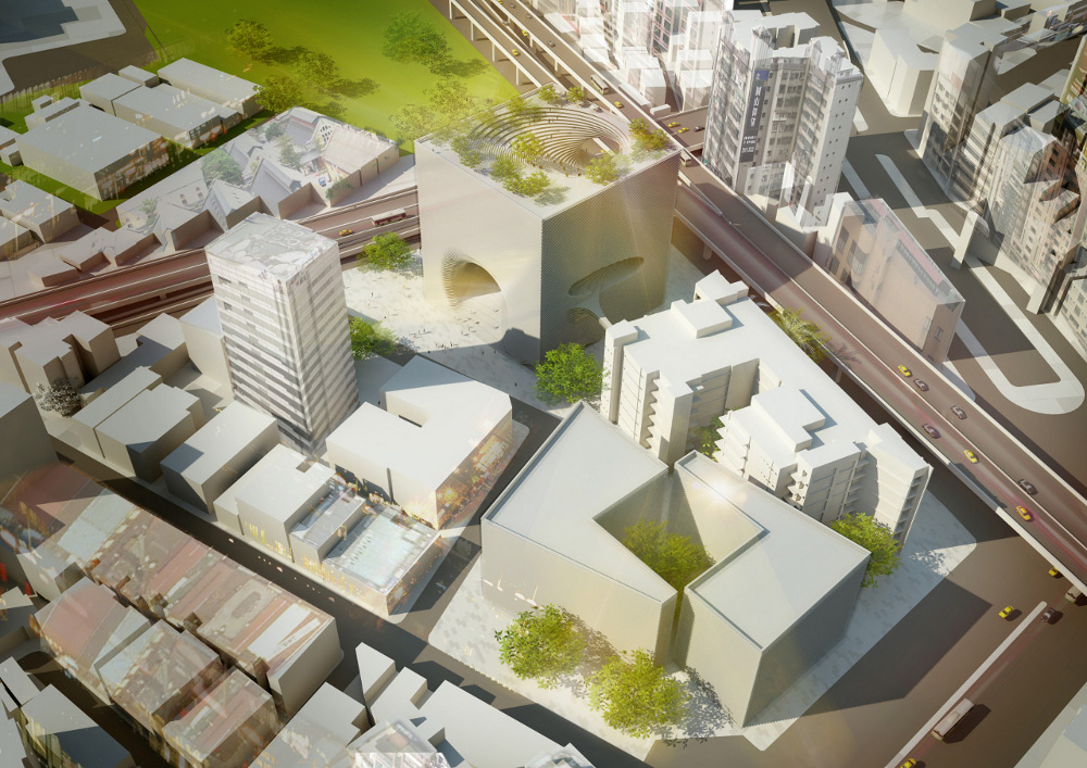 由Bjarke Ingels Group绘制的TED立方体