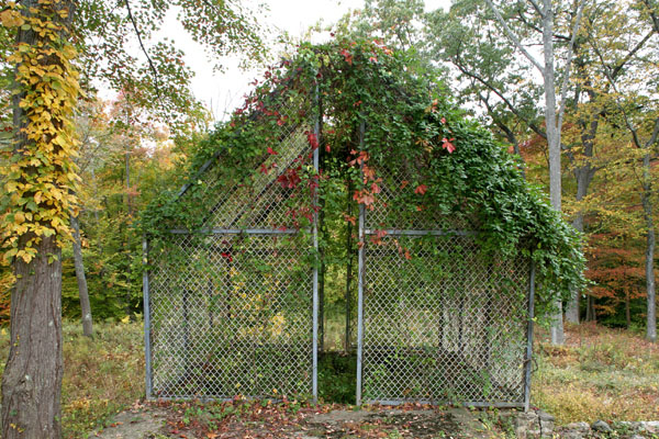 The Ghost House at architect Philip Johnson's iconic Glass House estate.
