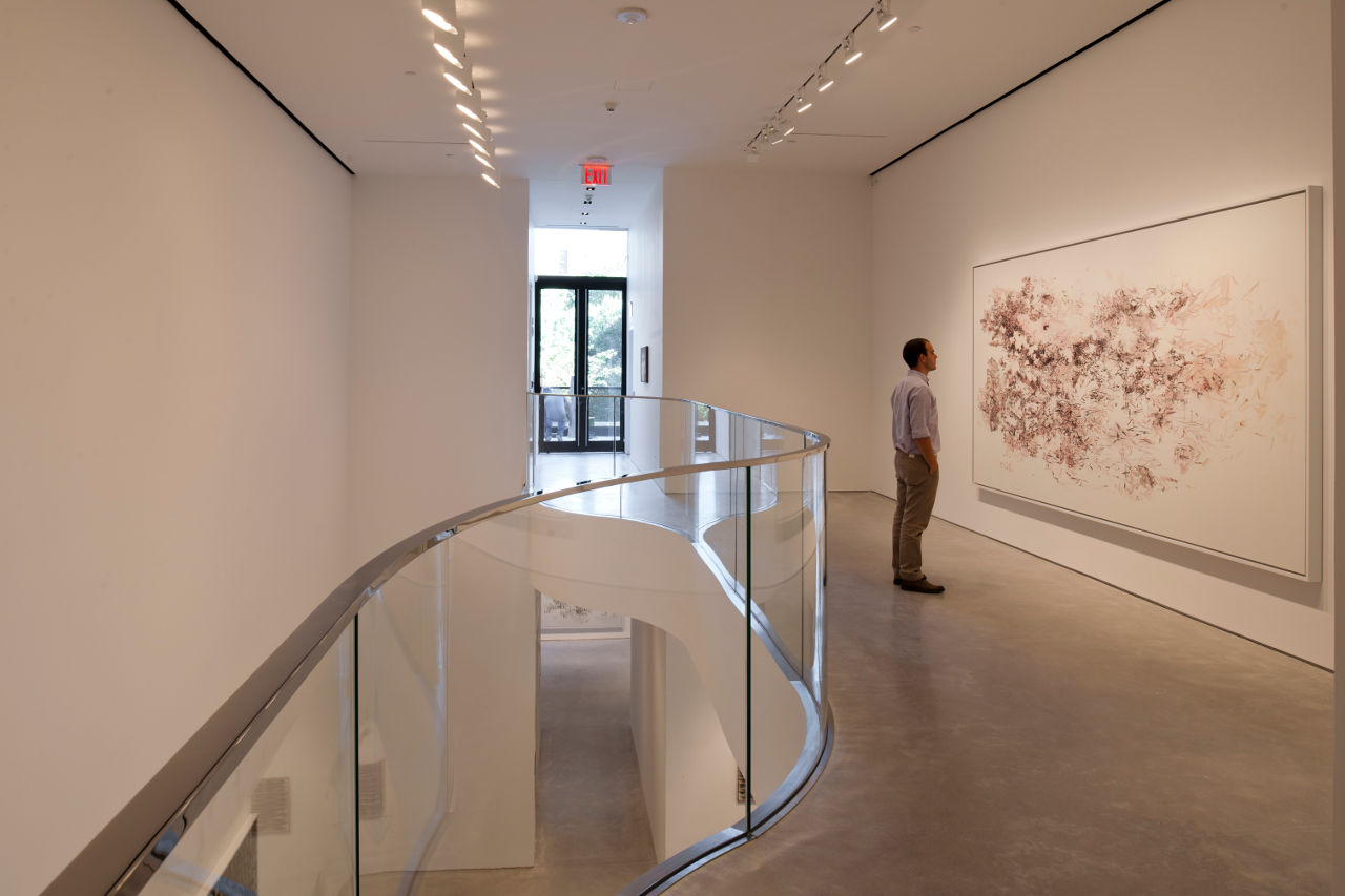 由Foster + Partners设计的纽约Sperone Westwater画廊的室内艺术展览