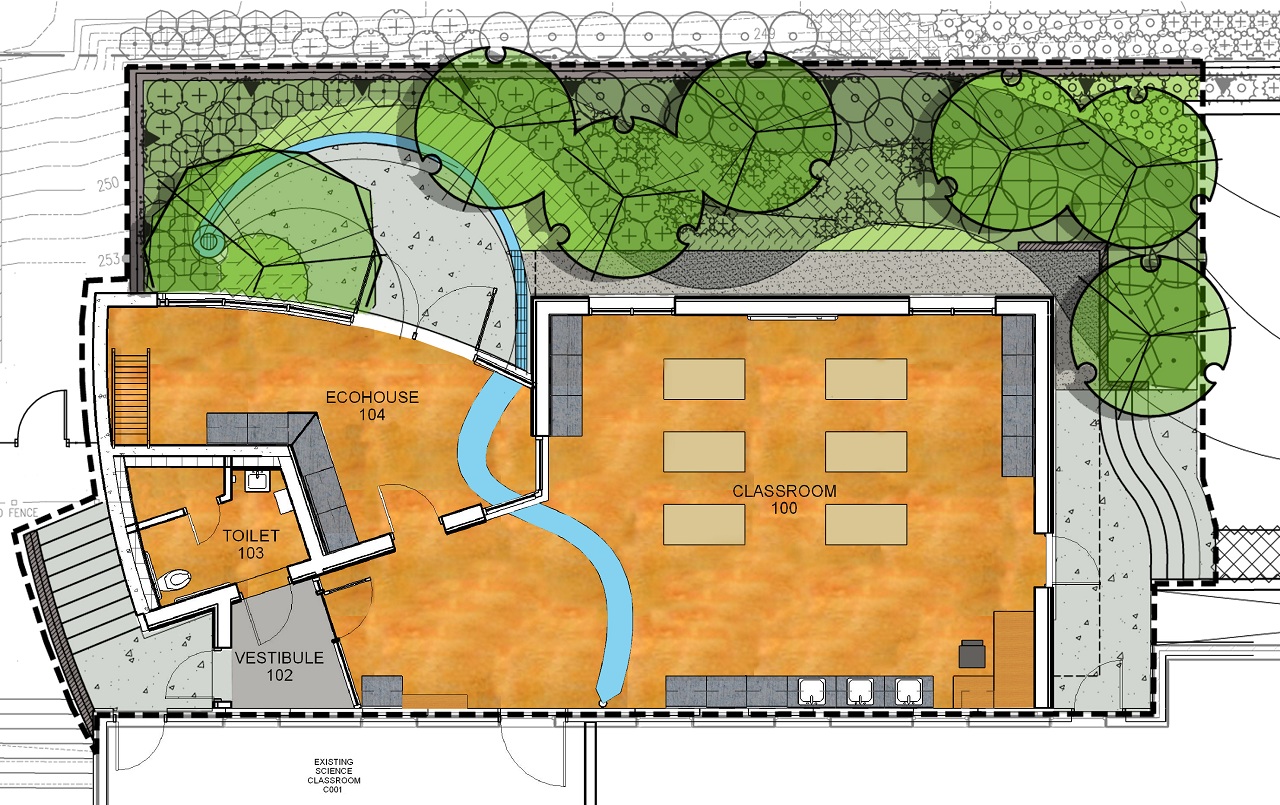 LEED金奖Bertschi学校Ecohouse屋顶计划