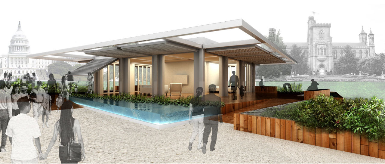 佛罗里达国际大学2011年太阳能十项全能参赛表演【D】ance House rendering