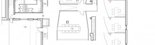 楼层平面图|信用：约翰逊周INC