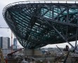 2012年伦敦：Zaha Hadid施工照片的水上市中心|信用：HélèneBinet