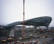2012年伦敦：Zaha Hadid施工照片的水上市中心|信用：HélèneBinet