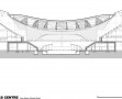 2012年伦敦：Zaha Hadid的水上市中心Drawings | credit: Zaha Hadid