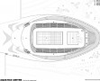 2012年伦敦：Zaha Hadid的水上市中心Drawings | credit: Zaha Hadid