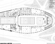 2012年伦敦：Zaha Hadid的水上市中心Drawings | credit: Zaha Hadid