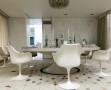 Eero Saarinen 's Miller House |来源:印第安纳州哥伦布市的Miller House and Garden，由印第安纳波利斯艺术博物馆提供。