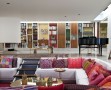 Eero Saarinen 's Miller House |来源:印第安纳州哥伦布市的Miller House and Garden，由印第安纳波利斯艺术博物馆提供。