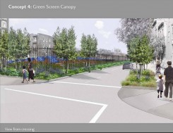 BQE重建概念|信贷:Kiss + Cathcart建筑事务所