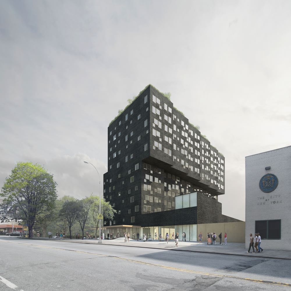 纽约哈莱姆区Adjaye Associates绘制的Sugar Hill住宅开发图