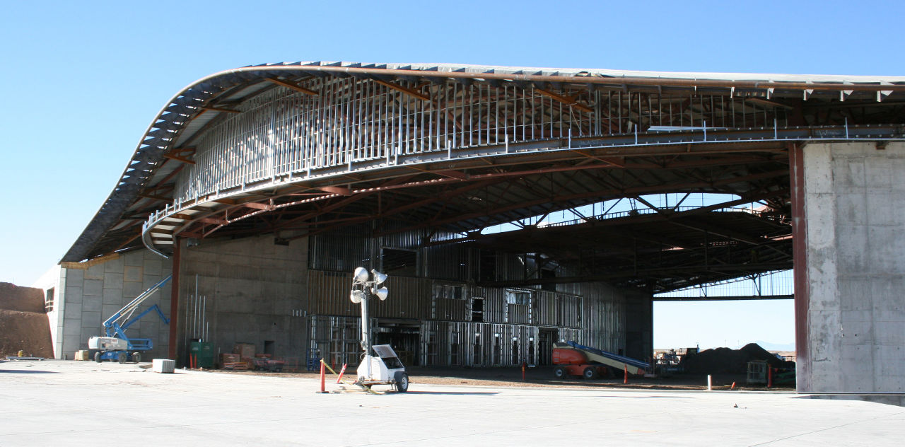 Foster + Partners设计了美国Spaceport建筑工地
