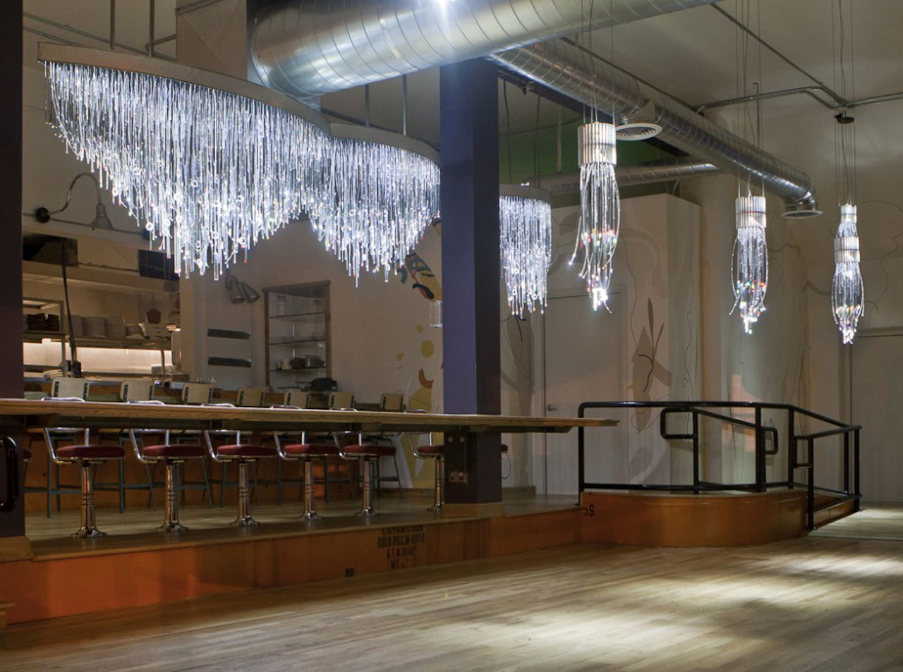 城市'O 'City interior by later Now Productions and Custom by Rushton, Denver, CO photo: Sabin Aell